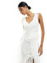 Фото #7 товара Forever New Bridal ruffle maxi dress in ivory