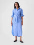 Organic Cotton Maxi Shirtdress