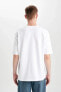 Erkek T-shirt Beyaz X3926az/wt34