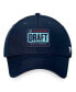 Men's Navy Seattle Kraken 2021 NHL Expansion Draft Structured Adjustable Hat