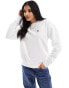 Фото #1 товара Polo Ralph Lauren crew neck sweater in white