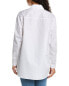 Фото #2 товара Lafayette 148 New York Embroidered Oversized Blouse Women's White S