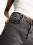 Фото #5 товара Stradivarius straight bootcut jean in black wash
