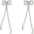 Steel earrings with LJ1289 bows