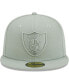 Фото #4 товара Men's Green Las Vegas Raiders Color Pack 59FIFTY Fitted Hat