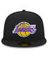 Фото #2 товара Men's Black Los Angeles Lakers 2024 NBA All-Star Game Rally Drive Side Patch 59FIFTY Fitted Hat