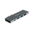 Фото #1 товара Canyon DS-5 - USB 2.0 Type-C - Grey - SD - 60 Hz - USB 2.0 - Aluminium