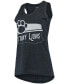 ფოტო #5 პროდუქტის Women's Navy Penn State Nittany Lions Ferris Melange V-Neck Tank Top