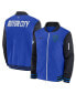 ფოტო #1 პროდუქტის Men's Royal Detroit Tigers 2024 City Connect Authentic Collection Game Time Full-Zip Bomber Jacket