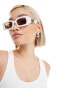 Фото #1 товара AIRE arm detail sunglasses in white