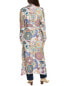 Фото #2 товара Johnny Was Waterloo Wheel Tove Silk Kimono Women's M