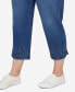 ფოტო #2 პროდუქტის Plus Size Scottsdale Dazzling Hem Faux Fly Pant