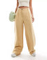 Фото #1 товара Vero Moda Aware wide leg pleated trousers in camel