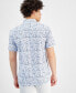 Фото #2 товара Men's Floral-Print Short-Sleeve Shirt