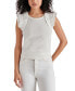 ფოტო #1 პროდუქტის Women's Adela Ruffle-Trim Top