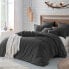 Фото #1 товара Microfiber Washed Crinkle Duvet Cover & Shams, King/California King