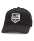 ფოტო #1 პროდუქტის Men's Black Los Angeles Kings Corduroy Chain Stitch Adjustable Hat