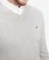 Фото #3 товара Men's Essential Solid V-Neck Sweater