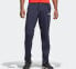 Фото #3 товара adidas 三条纹印花针织抽绳运动长裤 男款 传奇墨水蓝 / Трендовая одежда Adidas DU0457