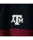 ფოტო #4 პროდუქტის Men's Black, Maroon Texas A&M Aggies Flanker III Fleece Team Full-Zip Jacket