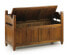 BANK HOLZKOFFER BRAUN L 110 cm