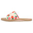 Фото #6 товара TOMS Carly Strawberry Slide Womens White Casual Sandals 10018240T