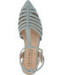 ფოტო #4 პროდუქტის Women's Alivia Caged Detail T Strap Sandals