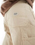 Фото #2 товара Jack & Jones loose fit carpenter trousers in beige