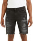 ფოტო #7 პროდუქტის Men's Slim-Fit Destroyed Denim Shorts
