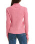 Фото #2 товара Forte Cashmere Rib Zip Mock Cashmere Sweater Women's