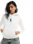 Фото #1 товара Polo Ralph Lauren hoodie with large chest logo in white