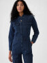 Denim Cargo Jumpsuit