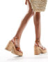 Фото #5 товара South Beach heeled cork sole sandal in natural