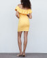 ფოტო #2 პროდუქტის Women's Textured Ruffled Dress