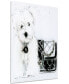 'Black and White' Frameless Free Floating Tempered Glass Panel Graphic Wall Art - 20" x 20''