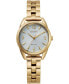 ფოტო #1 პროდუქტის Drive From Eco-Drive Women's Gold-Tone Stainless Steel Bracelet Watch 27mm