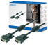 LogiLink VGA - M/M - 10m - 10 m - VGA (D-Sub) - VGA (D-Sub) - Black - Male/Male - RoHS