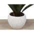 Planter Romimex Beige Ceramic Stripes 40 x 34 x 40 cm