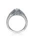 Фото #3 товара Sterling Silver Cubic Zirconia Sweet Spot Ring