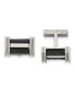 Фото #1 товара Titanium Polished Black IP-plated Wire Cuff Links