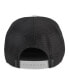 Men's and Women's Coca-Cola Silver, Black Distressed Valin Patch Adjustable Trucker Hat