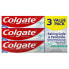 Фото #2 товара Зубная паста отбеливающая Colgate Baking Soda & Peroxide с фтором, 3 шт по 170 г каждая, мятная полоска