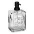 Фото #2 товара Дозатор мыла Pure Soap Стеклянный Чёрный Пластик 570 ml (6 штук)