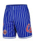 ფოტო #2 პროდუქტის Men's Royal Chicago Cubs Cooperstown Collection 1908 World Series City Collection Mesh Shorts