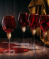Фото #5 товара Set of 4 Diamond Stemmed Wine Glasses, 14 oz Set of 4