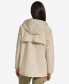 ფოტო #2 პროდუქტის Women's Hooded Long-Sleeve Water-Resistant Raincoat