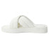 BEACH by Matisse Piper Platform Slide Womens White Casual Sandals PIPER-103