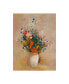 Odilon Redon 'Vase Of Flowers' Canvas Art - 19" x 14"