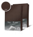 Фото #1 товара Простыня One-Home Jersey шоколадного цвета 200x200 см 2 шт.