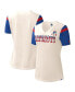 Women's White New England Patriots Kick Start V-Neck T-shirt